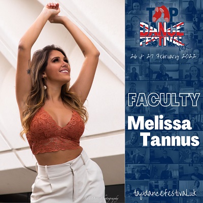 Tap Dance Festival UK Faculty 2022 Melissa Tannus