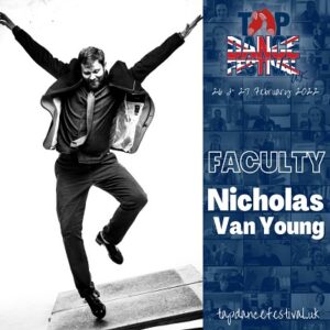 Tap Dance Festival UK Faculty 2022 Nicholas Van Young