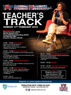Teachers Track at Tap Dance Festival UK