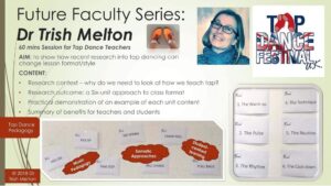 Dr Trish Melton Future Faculty Lab Series at Tap Dance Festival UK