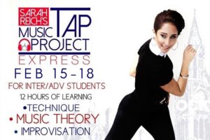 Sarah Reich Tap Music Project Express at Tap Dance Festival UK